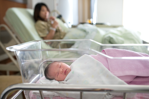 Newborn and mom