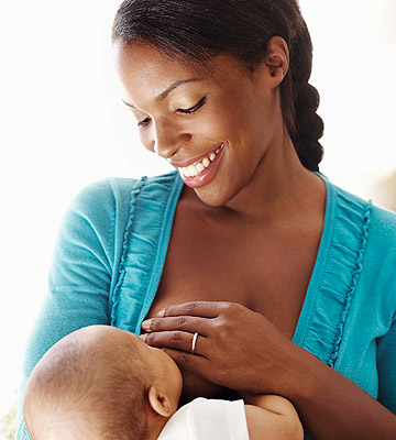 woman breastfeeding