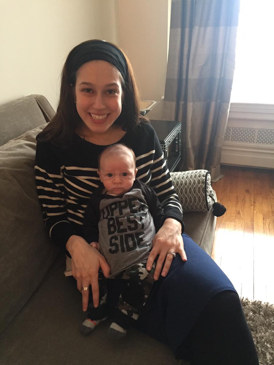 Lauren Seidman and son