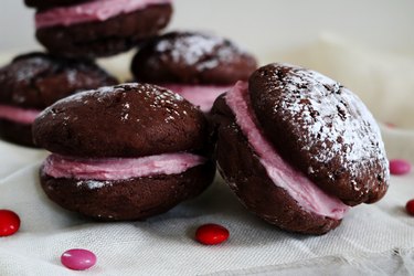 Chocolate Whoopie Pies with Red Wine Buttercream Recipe