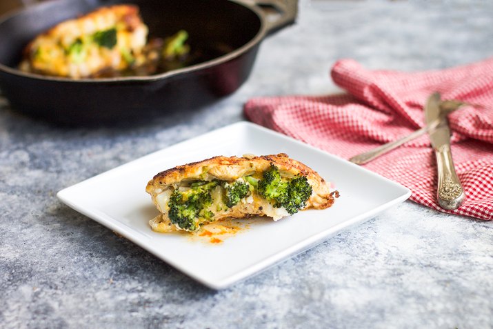 Broccoli & Cheese Stuffed Chicken