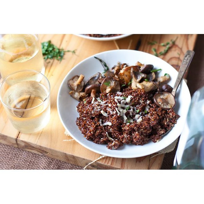 Wild Mushroom Quinoa Risotto