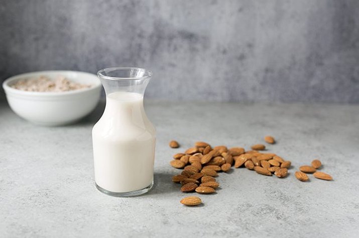 homemade almond milk