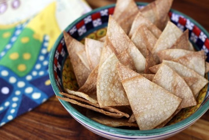 homemade tortilla chips