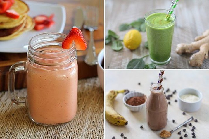 fruit and vegetable smoothies